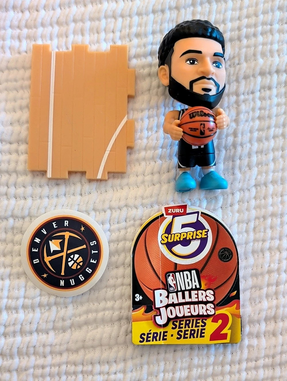 ZURU NBA Ballers Series 2 Murray #27 Basketball Figure Set Like New